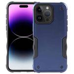 For iPhone 15 Pro Non-slip Shockproof Armor Phone Case(Blue)