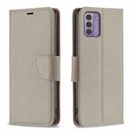 For Nokia G42/G310 Litchi Texture Pure Color Leather Phone Case(Grey)