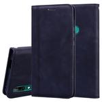 For Huawei P Smart Z Frosted Business Magnetic Horizontal Flip PU Leather Case with Holder & Card Slot & Lanyard(Black)