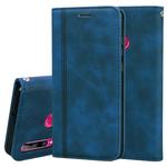 For Huawei Honor 10i / 20i Frosted Business Magnetic Horizontal Flip PU Leather Case with Holder & Card Slot & Lanyard(Blue)