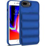 For iPhone 7 Plus / 8 Plus Eiderdown Airbag Shockproof Phone Case(Blue)