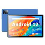 BDF P60 4G LTE Tablet PC 10.1 inch, 8GB+256GB, Android 12 MTK6762 Octa Core with Leather Case, Support Dual SIM, EU Plug(Blue)