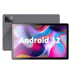 BDF P60 4G LTE Tablet PC 10.1 inch, 8GB+256GB, Android 12 MTK6762 Octa Core with Leather Case, Support Dual SIM, EU Plug(Grey)