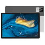 BDF P70 4G LTE Tablet PC 10.1 inch, 8GB+256GB, Android 12 MTK6762 Octa Core with Leather Case, Support Dual SIM, EU Plug(Silver)