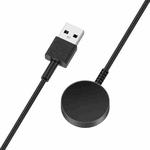 For Samsung Galaxy Watch 6 / 6 Classic USB-A Port Magnetic Metal Watch Charging Cable(Black)