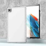 For Samsung Galaxy Tab A8 Clear Acrylic Shockproof Tablet Case(White)