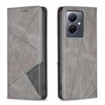 For vivo Y78 5G Prismatic Invisible Magnetic Leather Phone Case(Grey)