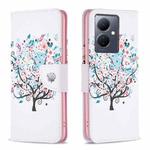For vivo Y78 5G Colored Drawing Pattern Leather Phone Case(Tree)