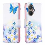 For vivo Y27 4G Colored Drawing Pattern Leather Phone Case(Butterfly Love)
