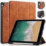 For iPad Pro 10.5 inch DG.MING See Series Horizontal Flip Leather Case with Holder & Pen Holder(Brown)