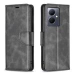 For vivo Y78 5G Lambskin Texture Leather Phone Case(Black)