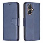 For vivo Y27 4G Lambskin Texture Leather Phone Case(Blue)