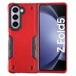 For Samsung Galaxy Z Fold5 Non-slip Shockproof Armor Phone Case(Red)