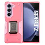 For Samsung Galaxy Z Fold5 Non-slip Shockproof Armor Phone Case(Pink)