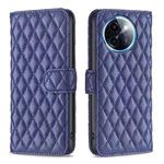 For vivo Y200i 5G / Y38 5G Diamond Lattice Wallet Flip Leather Phone Case(Blue)