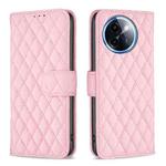 For vivo Y200i 5G / Y38 5G Diamond Lattice Wallet Flip Leather Phone Case(Pink)