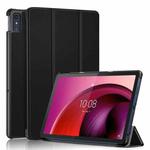 For Lenovo Tab M10 5G 10.6 3-folding Leather Smart Tablet Case(Black)