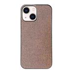 For iPhone 14 Plus Solid Color Diamond TPU Phone Case(Rose Gold)