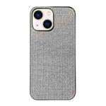 For iPhone 14 Solid Color Diamond TPU Phone Case(Silver)