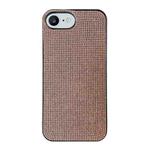 For iPhone SE 2022 / 2020 / 8 / 7 Solid Color Diamond TPU Phone Case(Rose Gold)