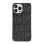 For iPhone 12 Pro Max Solid Color Diamond TPU Phone Case(Black)