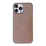 For iPhone 15 Pro Solid Color Diamond TPU Phone Case(Rose Gold)