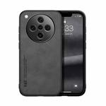 For OPPO Find X8 Pro Skin Feel Magnetic Leather Back Phone Case(Dark Grey)