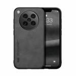 For OPPO Find X8s Skin Feel Magnetic Leather Back Phone Case(Dark Grey)