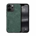 For OPPO  Reno14 F 5G Skin Feel Magnetic Leather Back Phone Case(Green)