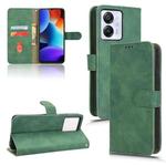 For Blackview Oscal Modern 8 / Color 8 Skin Feel Magnetic Flip Leather Phone Case(Green)