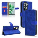 For OPPO Reno11 5G Global Skin Feel Magnetic Flip Leather Phone Case(Blue)