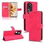 For OPPO Reno11 Pro Global Skin Feel Magnetic Flip Leather Phone Case(Rose Red)