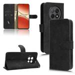 For OPPO F29 Pro Skin Feel Magnetic Flip Leather Phone Case(Black)