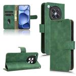 For OPPO Find X8s 5G Skin Feel Magnetic Flip Leather Phone Case(Green)