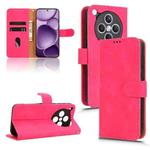 For OPPO Find X8s+ 5G Skin Feel Magnetic Flip Leather Phone Case(Rose Red)