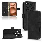For OPPO Find X8 Ultra 5G Skin Feel Magnetic Flip Leather Phone Case(Black)