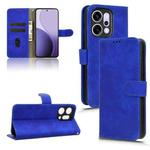 For OPPO Reno14 Pro Global Skin Feel Magnetic Flip Leather Phone Case(Blue)