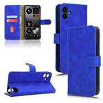 For Nothing CMF Phone 1 Skin Feel Magnetic Flip Leather Phone Case(Blue)