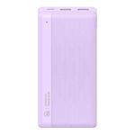 USAMS US-CD206 PB71 20000mAh Dual USB Power Bank(Purple)