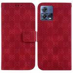 For Motorola Moto S30 Pro/Edge 30 Fusion 5G Double 8-shaped Embossed Leather Phone Case(Red)