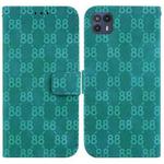 For Motorola Moto G50 5G Double 8-shaped Embossed Leather Phone Case(Green)