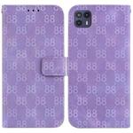 For Motorola Moto G50 5G Double 8-shaped Embossed Leather Phone Case(Purple)