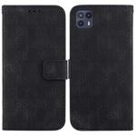 For Motorola Moto G50 5G Double 8-shaped Embossed Leather Phone Case(Black)