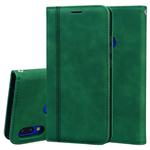 For Xiaomi Redmi Note 7 Frosted Business Magnetic Horizontal Flip PU Leather Case with Holder & Card Slot & Lanyard(Green)