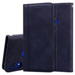 For Xiaomi Redmi Note 7 Frosted Business Magnetic Horizontal Flip PU Leather Case with Holder & Card Slot & Lanyard(Black)