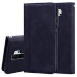 For Xiaomi Redmi Note 8 Pro Frosted Business Magnetic Horizontal Flip PU Leather Case with Holder & Card Slot & Lanyard(Black)