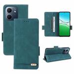 For OPPO A5x 5G / 4G Global Magnetic Clasp Leather Phone Case(Green)