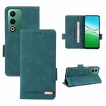 For OPPO A5 5G / 4G Global Magnetic Clasp Leather Phone Case(Green)