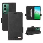 For OPPO A5 5G / 4G Global Magnetic Clasp Leather Phone Case(Black)
