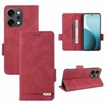 For OPPO Reno14 Pro 5G Global Magnetic Clasp Leather Phone Case(Red)